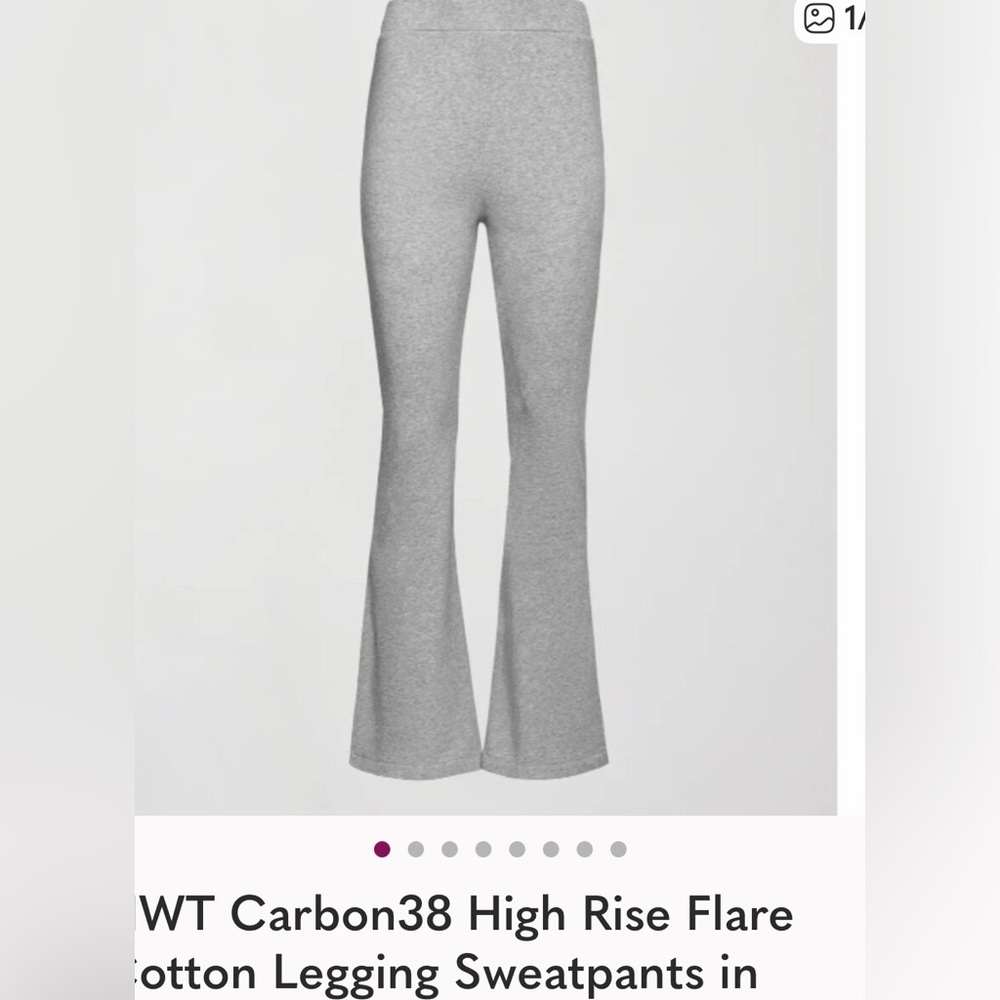 Carbon38 Gray Boot Cut Pants